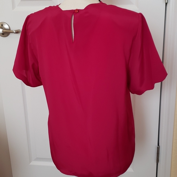 Vintage Sara Stephen Magenta Blouse - Picture 3 of 6